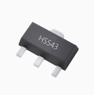 HS543高灵敏度单极霍尔开关SOT-89